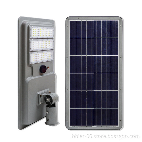 US Stock 80W Outdoor LED Solar Street Light IP65 5000K